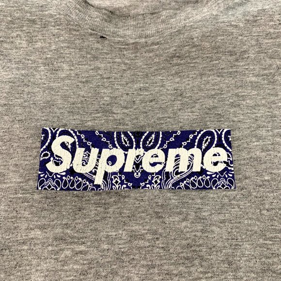2002 Paisley Box logo Tee